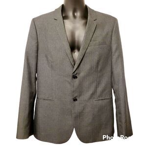 Protocol classic slim fit grey blazer